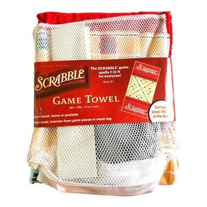 Scrabble Board Game Beach Towel Jay Franco New Sealed Foam Pieces 30x60 Y2K NEW
